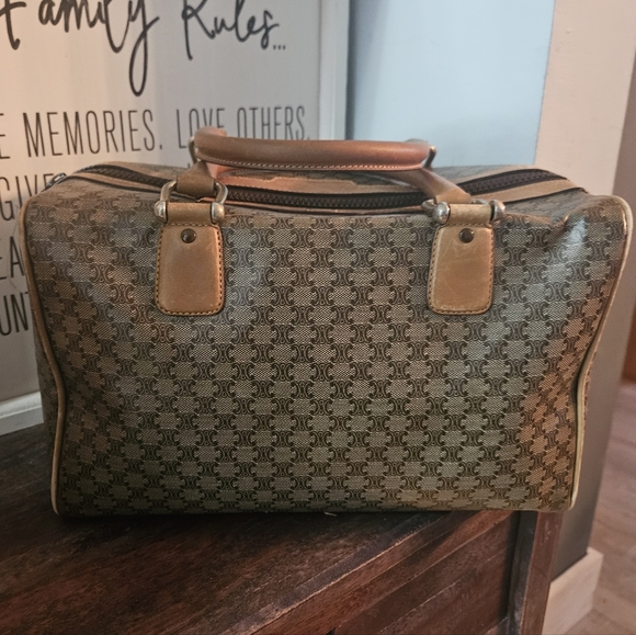 Celine Handbags - Celine Macadam Vintage Boston Bag